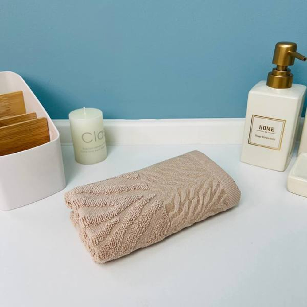 Полотенце махровое 30*50см «Florence» цвет кофейная орхидея 04-149, плотность 450 гр/м2