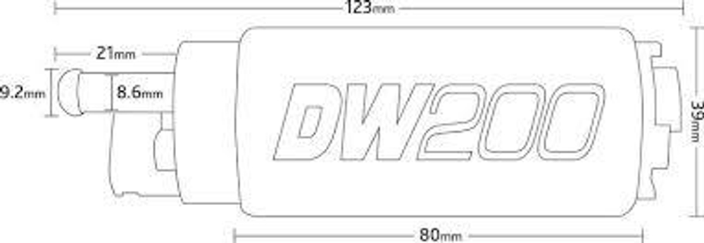 Deatschwerks DW200 - топлинвый насос 255 л/ч на Toyota, Nissan