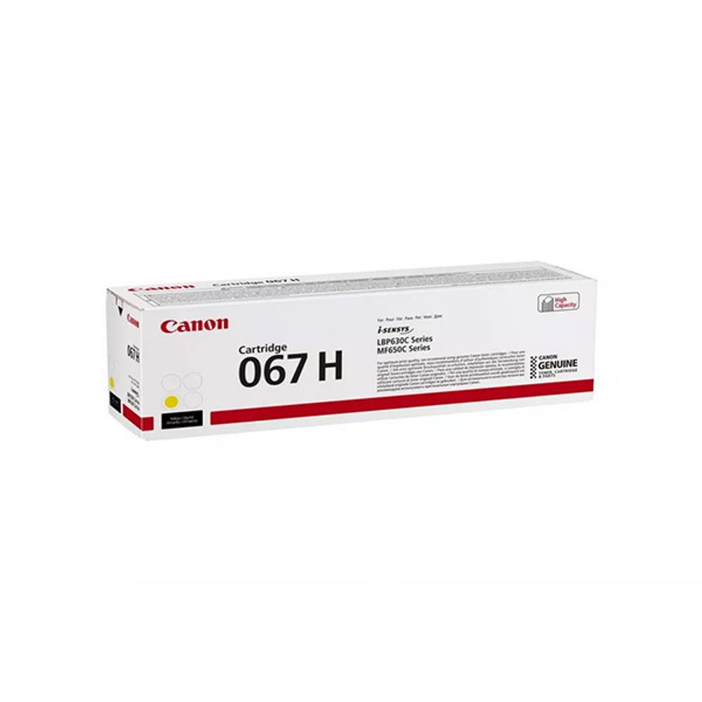 Картридж Canon 067HY (5103C002) для LBP631/633/MF651/655/657 желтый