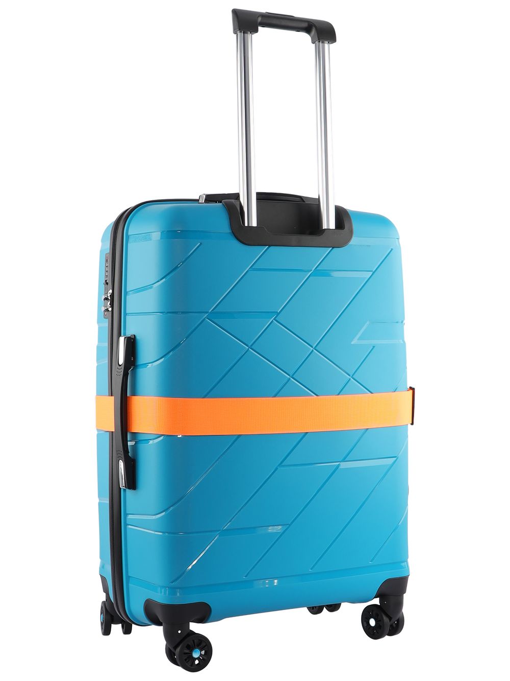 Чемодан 463 / С ремнем / Полипропилен