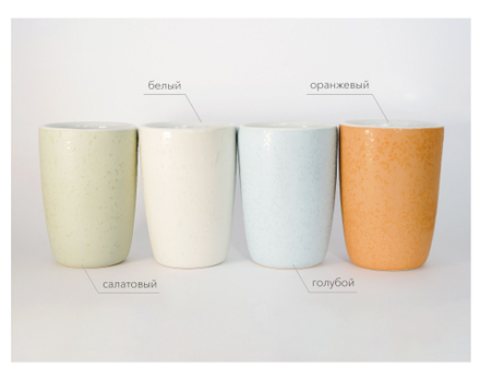 Стакан FC Confetti 300 голубой арт 00119