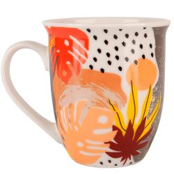 Кружка "Floristry" v=500мл (фарфор) (min6) (транспортная упаковка)