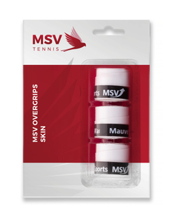 Теннисные намотки MSV Skin Overgrip white 3P
