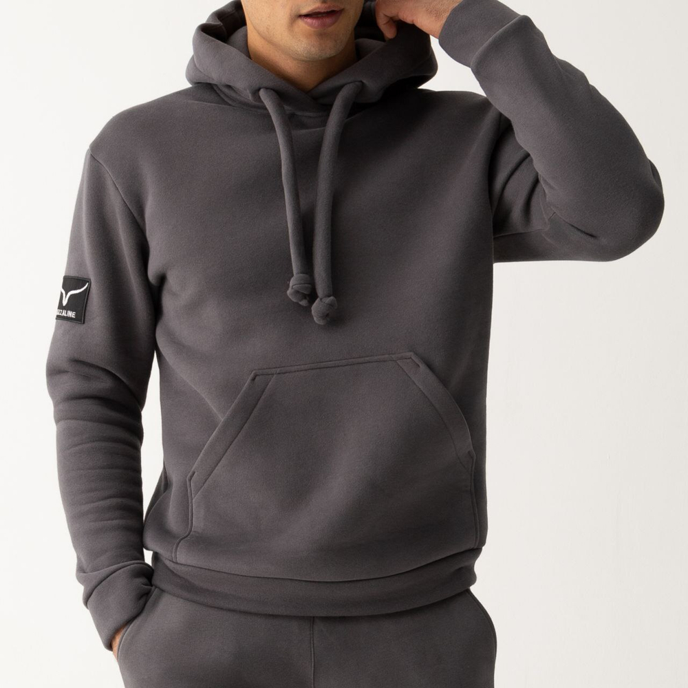 Худи теплое. Графит