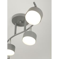 Светильник настенно-потолочный спот Rivoli   7077-704 4хGX53 15 Вт поворотный