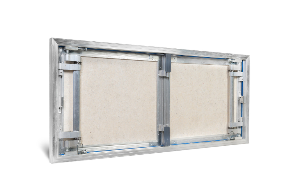 Люк под плитку двухдверный Модерн Мини 900х300 мм