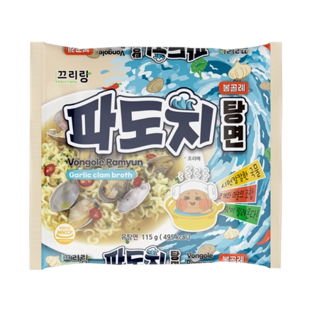 Лапша пшеничная быстрого приготовления «Дэбак!» острая со вкусом морских моллюсков (во́нголе), в пакете