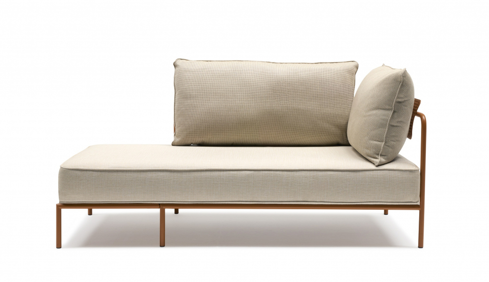 Модуль правый с подушками Scab Design Flap, терракотовый, кремовый