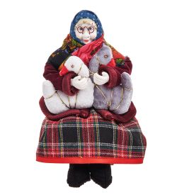 RK-870 Кукла шутейная «Бабушка с гусями»