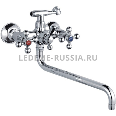 Смеситель для ванны L2619-2 LEDEME  с шар. перекл. керамика