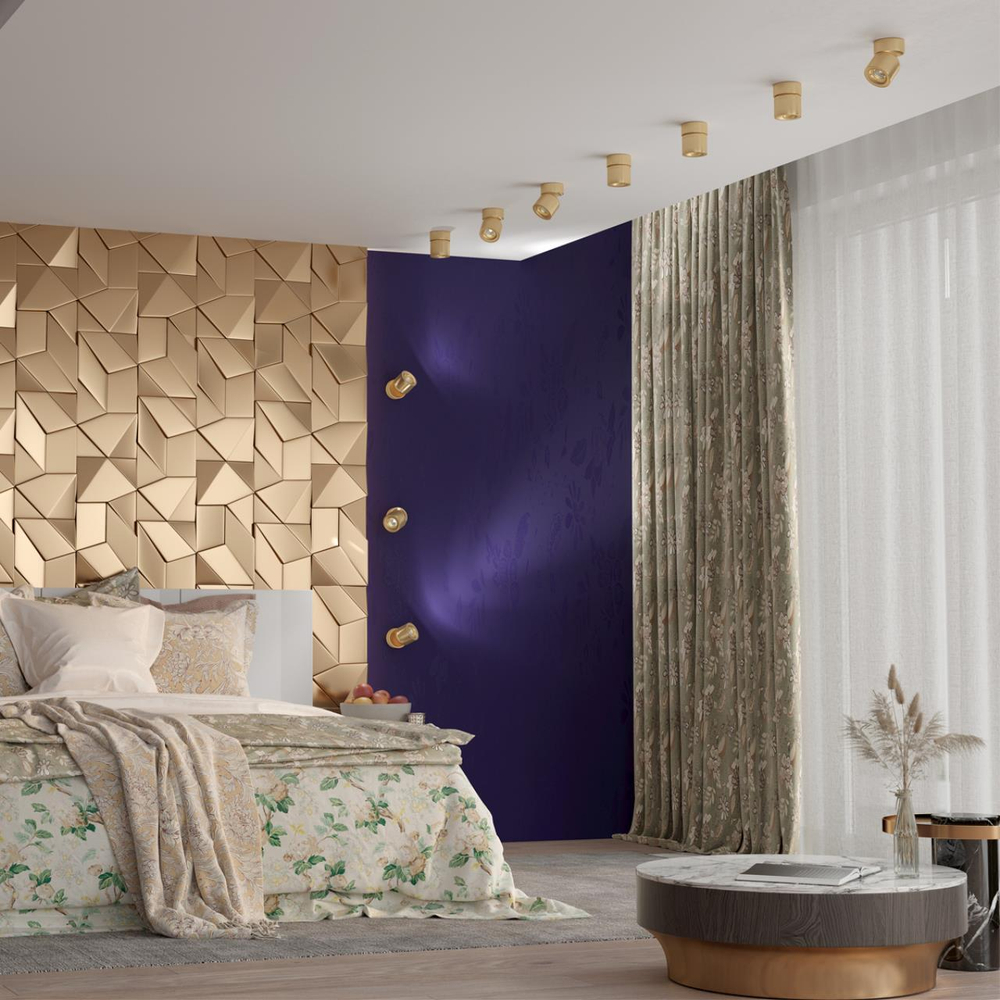 358810 OVER NT21 360 матовое золото Светильник накладной светодиодный IP20 LED 10W 850Лм 4000K 220V GESSO