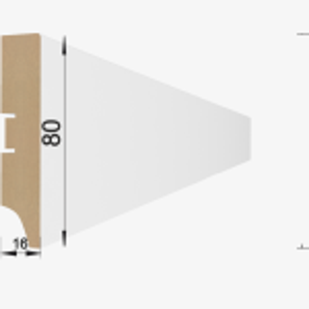 НАПОЛЬНЫЙ ПЛИНТУС МДФ STELLA 80А 2000х80х16 мм - Магазин напольных покрытий в Екатеринбурге. MAXI ПОЛ