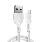 USB кабель HOCO Type-C USB X20 Flash 3A (1м), белый