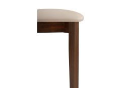 Табурет Кигон темный орех / сливочный раф