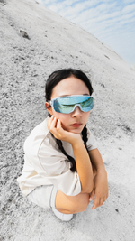 Спортивные очки 720armour Mars / Clear / Smoke Blue White Lens