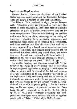 Lobbying | Margaret A. Schaffner