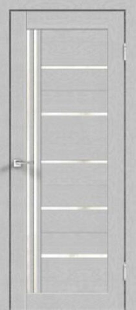Межкомнатная дверь Velldoris XLine 17 PO Мателюкс Эмалит серый