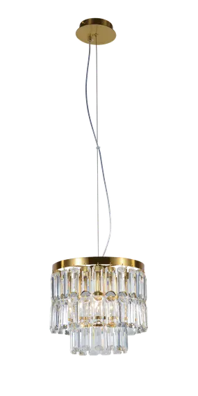 2752P/3A PLATING BRASS+CLEAR (1) Люстра NW