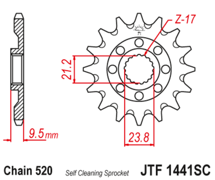 Звезда JTF1441.13SC