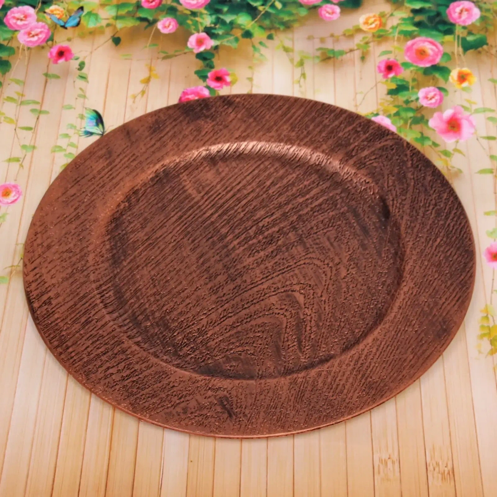 Поднос пластиковый «Эпоха» 33см медь