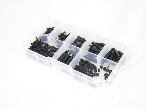 Набор нейлоновых стоек и крепежа M2 180шт.