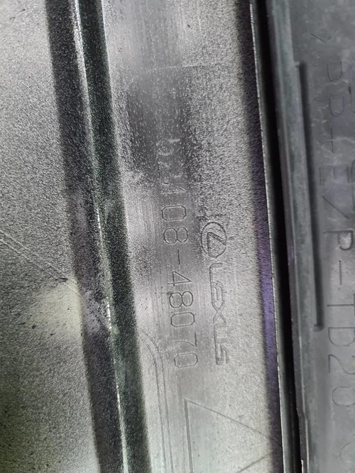 Накладка юбки заднего бампера Lexus RX 4 (19-22)