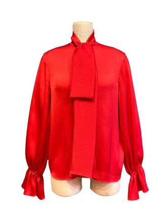 Блуза с бантом