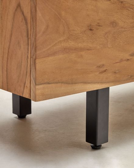 Сервант Uxue из массива акации с беленой отделкой 150 x 88