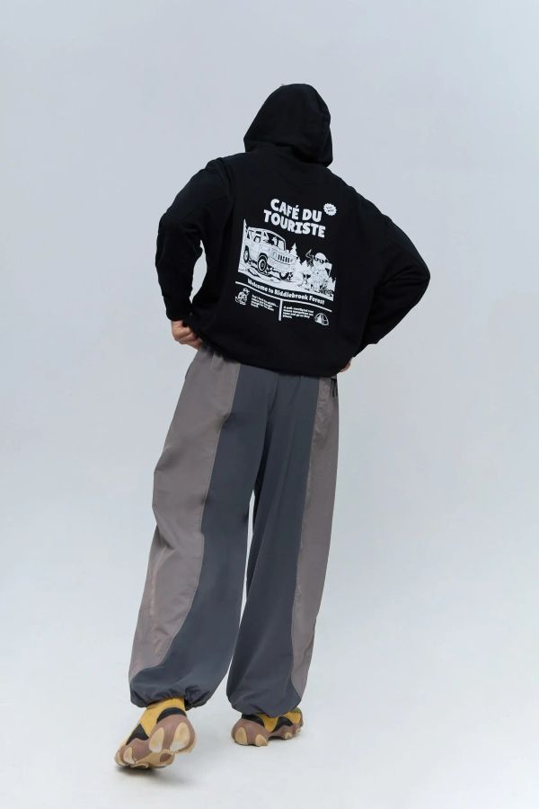 Худи Cafe Du Touriste черное - фото 3