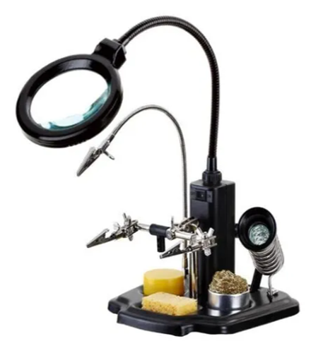 Держатель "Третья рука" подсветкой ZD-10Y