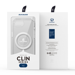 Усиленный прозрачный чехол с MagSafe от Dux Ducis для iPhone 16e, серия Clin Mag Series Case