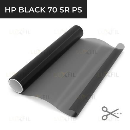 Пленка тонировочная металлизированная HP BLACK 70 SR PS LUXFIL, на отрез (ширина рулона 1,524 м.)