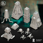 Xenos Armies Necrons террейн 1 шт. миниатюра для dnd, днд, pathfinder, фентези, Настольная игра, НРИ, Варгейм, РПГ