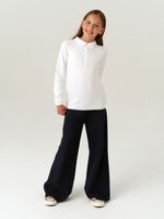 Брюки широкие для девочки AT991 синий