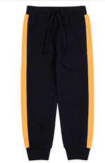 Брюки д/мальчика футер M1134FN-3/6 р.110 черный (Такро)