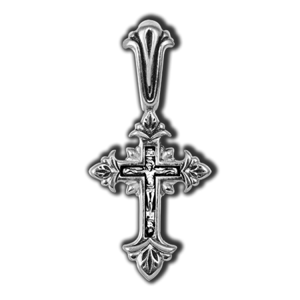 Крестик для младенца из серебра 925 пробы.