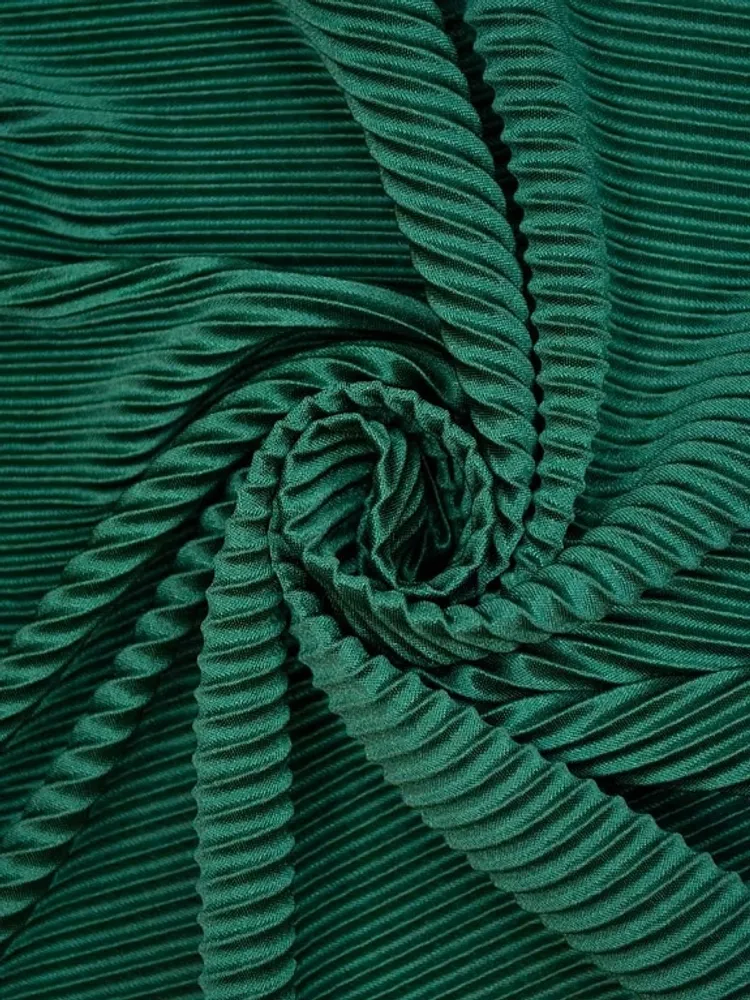 Ткань Гофре 140 гр/м2, 100% пэ, ш. 160 см, изумрудный