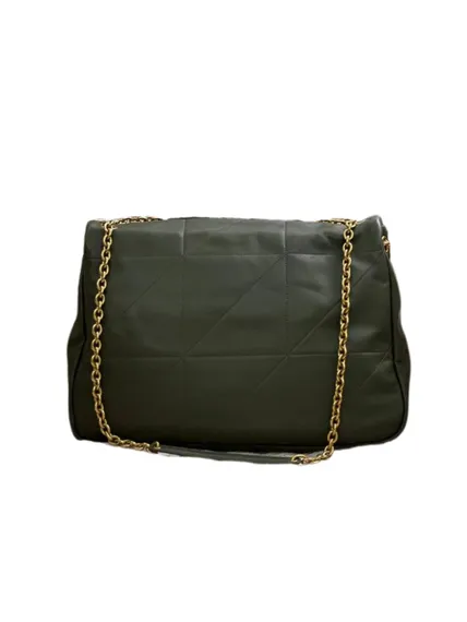 Кожаная сумка через плечо Saint Laurent Jamie 4.3 темно-зеленый