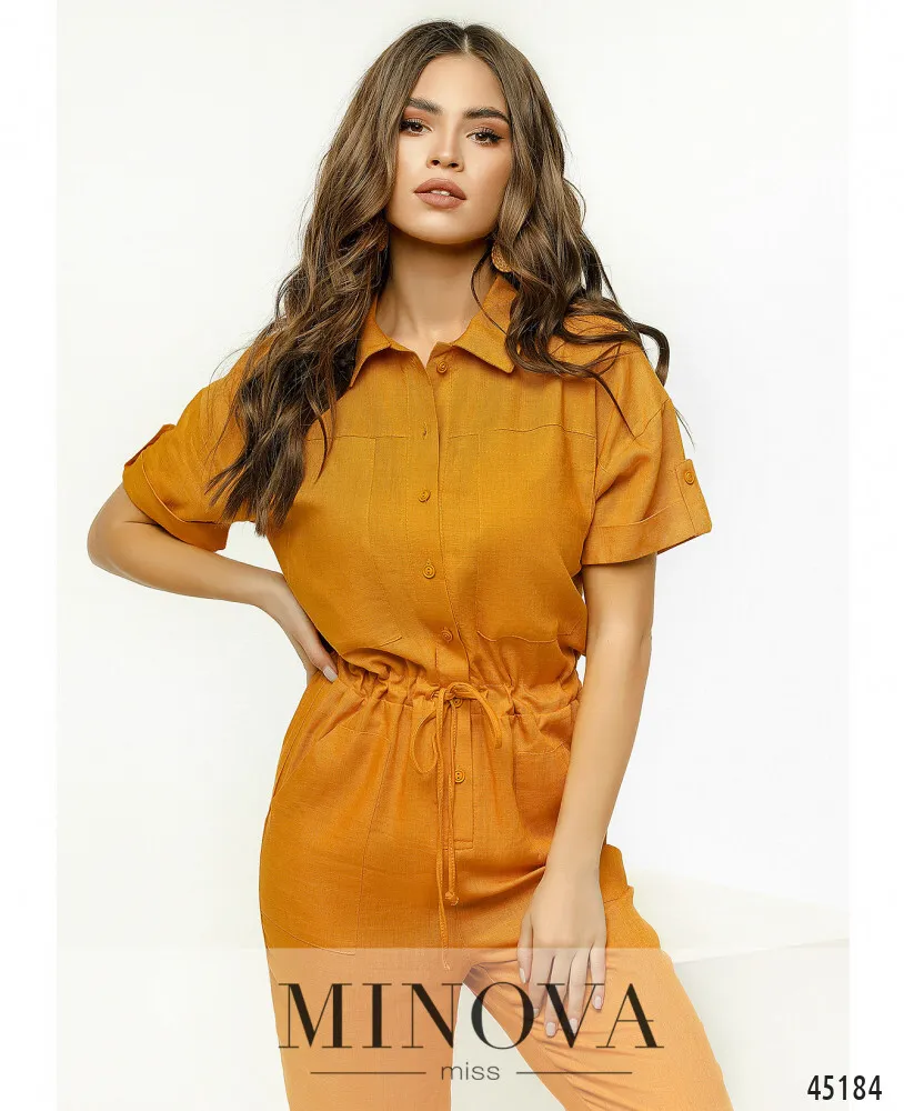 Комбинезон 2176-горчичный Minova