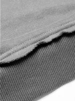 Толстовка Hardlunch Crew с коротким рукавом меланж серая