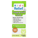 Homeolab USA, Kids Relief, сироп от кашля и простуды, для детей 0–12 лет, 100 мл (3,4 жидк. унц.)