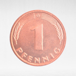 Germany, 1 Pfennig, 2001, (Karlsruhe Mint - "G"), XF