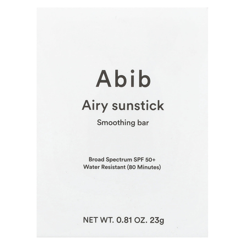 Abib, Airy Sunstick, разглаживающий мыло, SPF 50+, 23 г (0,81 унции)