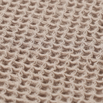 Покрывало вафельное из хлопка серо-бежевого цвета из коллекции essential, 230х250 см