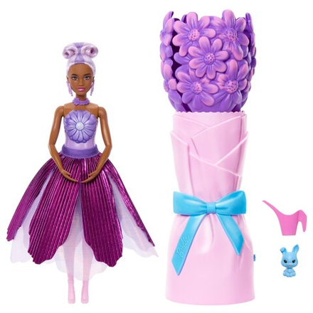 BARBIE Flower Reveal - Кукла Цветочное открытие Фиолетовая маргаритка JMF58