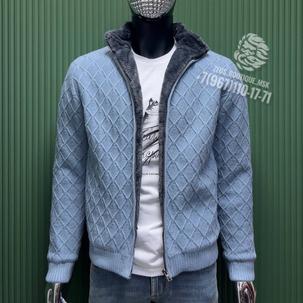 Кардиган с мехом Loro Piana