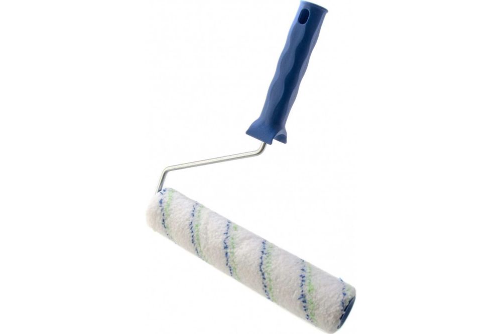 Валик "Водные краски", 250 мм, ворс 12мм, D - 36 мм, D ручки - 6 мм, полиэстер// Сибртех 80193