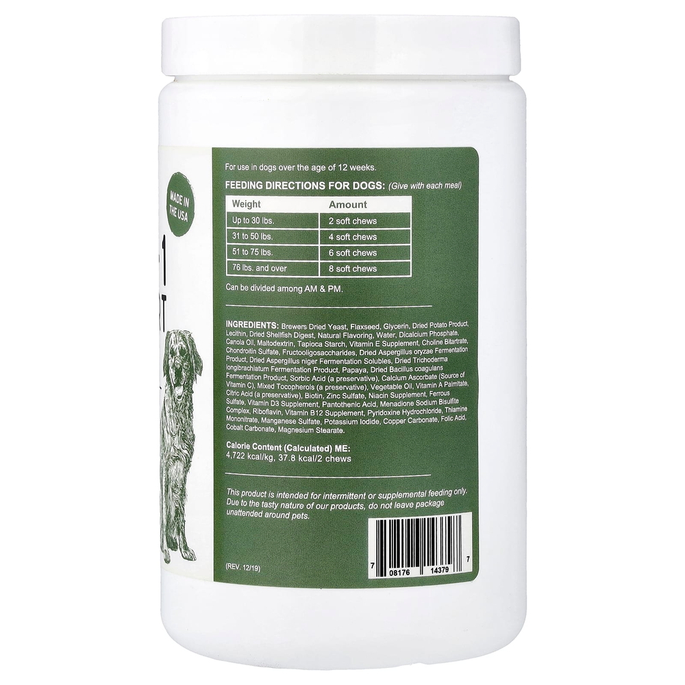 Chew + Heal, поддерживающая добавка 4 в 1, для собак, 120 жевательных таблеток, 480 г (16,9 унции)