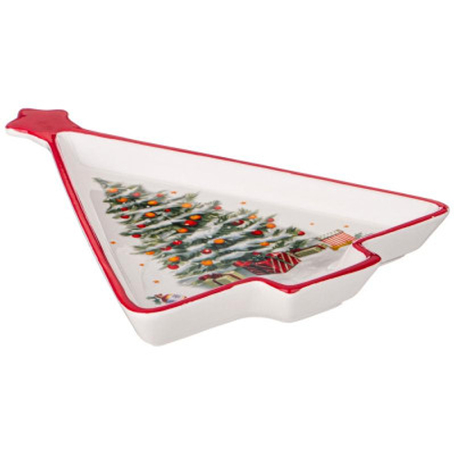 Блюдо Agness "С Новым годом!" 26х20х3см (елка)