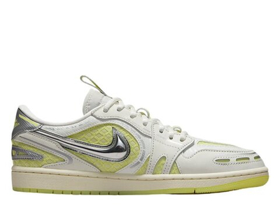 Баскетбольные кроссовки  Air Jordan 1 Low Method of Make Bialo-Zielone